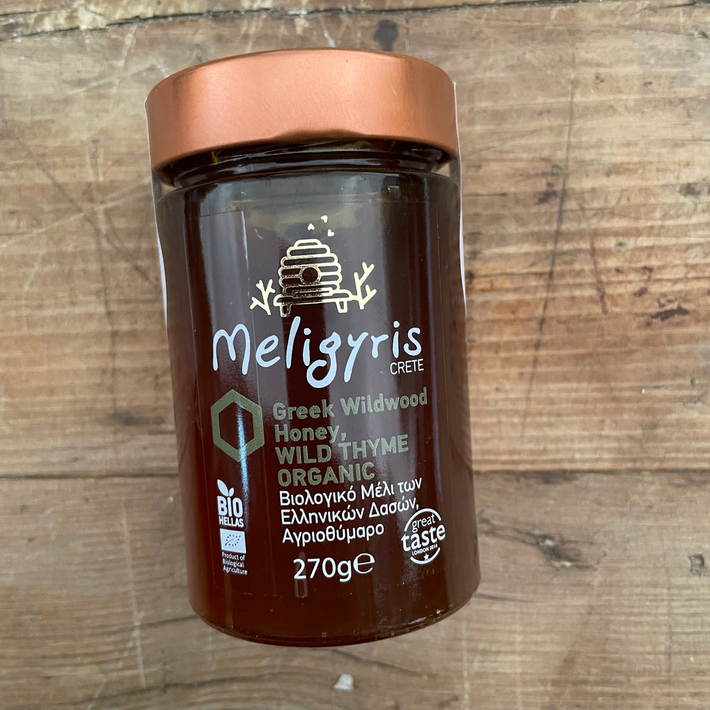 Meligyris Wild Thyme Organic Honey 270g